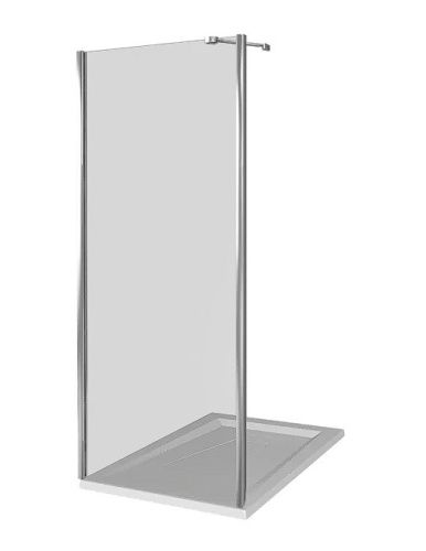 Душевая перегородка Good Door FANTASY ФА00026 90х185 стекло прозрачное профиль хром глянцевый