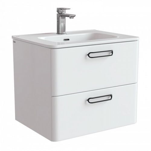 Тумба с раковиной IDDIS Brick BRI60W0i95K 60х47х50 подвесная цвет белый