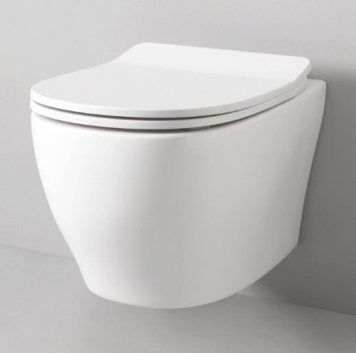 Чаша унитаза подвесная Artceram Ten TEV006 01 00 цвет белый без сиденья безободковая каскадный смыв