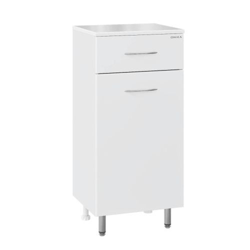 Тумба Onika Каприз 404014 40x34x87напольная цвет белый