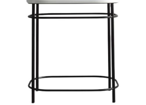 Консоль под раковину White Ceramic Upper W11080M-RAL9005 70х48х74 напольная цвет черный матовый