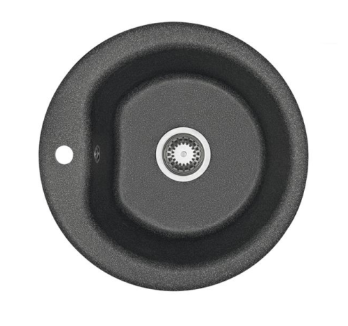 Кухонная мойка Aquaton Мида 1A712732MD210 51х51 цвет графит поверхность матовая