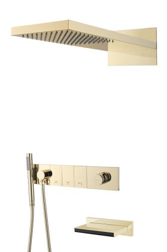 Душевая система Boheme Zodiac 132-2-MG встраиваемая цвет золото