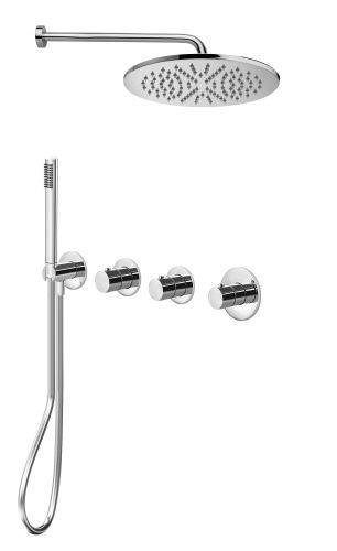 Душевая система Paffoni Modular Box KITMB000CRKING встраиваемая в стену