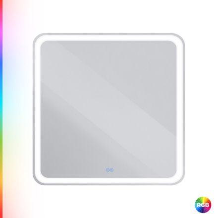 Зеркало в ванную Cezares CZR-SPC-MC-800-800-RGB-TCH 80х80