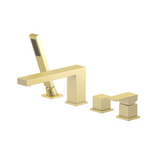 Смеситель Timo Selene 2130/17Y на борт ванны золото матовое