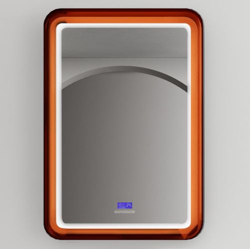 Зеркало в ванную Abber AT6701Opal 55х80 цвет коричневый