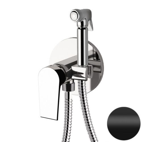 Гигиенический душ со смесителем Mariani В14185AT черный матовый