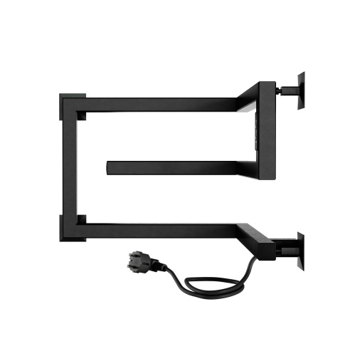 Полотенцесушитель Indigo Korfu DGK30-40-40BRRt 40х30 электрический черный муар