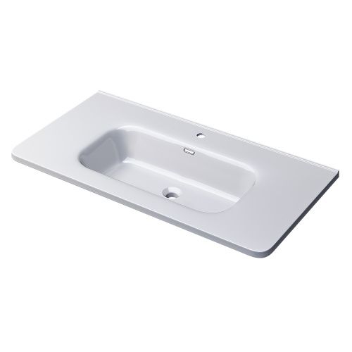 Раковина керамическая Uperwood Monica RMonica90wg 91х46 полувстраиваемая цвет белый