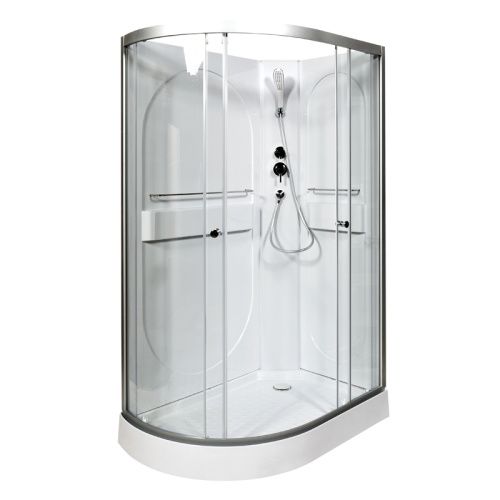 Душевая кабина AvaCan L602RN 120х80 асимметричная без крыши ориентация правая