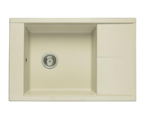 Кухонная мойка Aquaton Делия 1A715132DE240 78х51 цвет жемчуг поверхность матовая