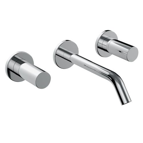Смеситель для раковины Laufen Kartell 3.1233.6.004.120.1 встраиваемый в стену хром