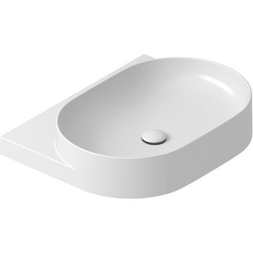 Раковина керамическая Ravak Yard 60 см XJX01260002 подвесная цвет белый 1 отверстие под смеситель