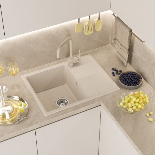 Кухонная мойка Misty Titan TIT-65х51-02 65х51 цвет бежевый