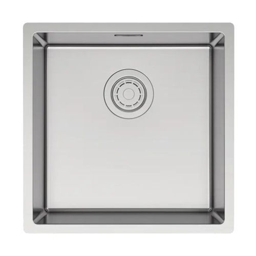 Кухонная мойка Paulmark LASSAN 44 UNI LA44-BS 40х40 цвет брашированная нержавеющая сталь поверхность матовая