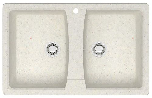 Кухонная мойка Azario Elmas CS00079898 78х50 цвет светло-серый