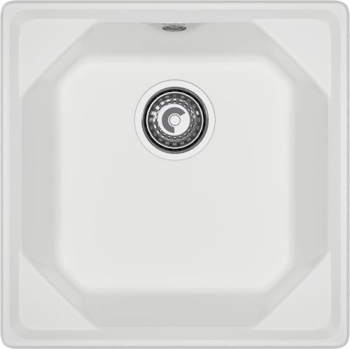 Кухонная мойка Granfest Unique U-500 иней 50х50 цвет белый поверхность матовая
