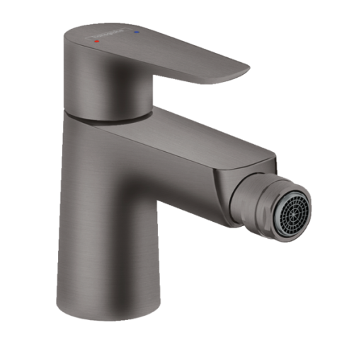 Смеситель Hansgrohe 71720340 на биде хром черный шлифованный/брашированный