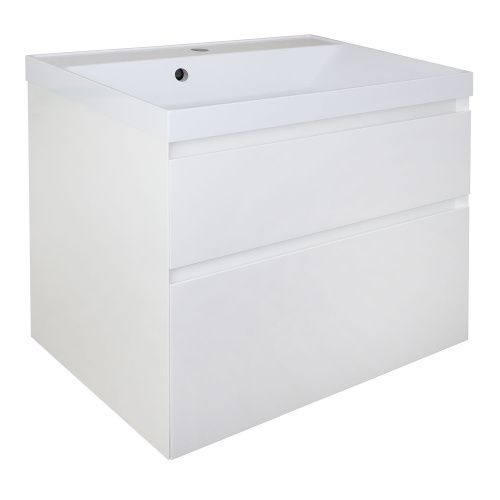 Тумба с раковиной Azario Velluto CS00088602 70х45х66 подвесная цвет белый матовый