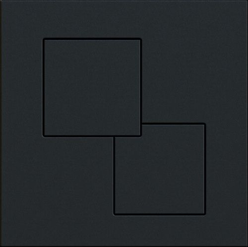 Клавиша смыва механическая KK POL UNI 350/PPC/092-00-00 цвет черный матовый