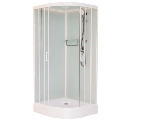 Душевая кабина Frank 420420 120х120 с крышей ориентация универсальная