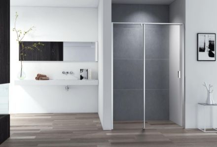 Душевая дверь Cezares URBAN URBAN-B-12-110-C-CR 110х195 стекло прозрачное профиль хром глянцевый