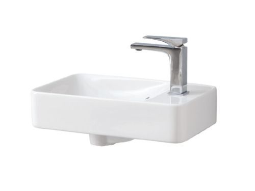 Раковина керамическая Artceram Washbasins LML003 01 00 45х28 подвесная цвет белый 1 отверстие под смеситель