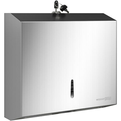 Диспенсер бумажных полотенец Wasserkraft K-10091 хром матовый