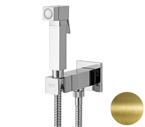 Гигиенический душ со смесителем Remer Q64VO латунь