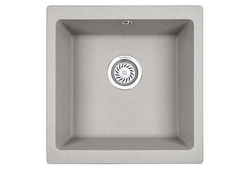 Кухонная мойка Granula 4451, БАЗАЛЬТ 45х46 цвет серый поверхность матовая