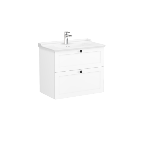 Тумба с раковиной Vitra Root Classic 68869 80х47х67 подвесная цвет белый матовый