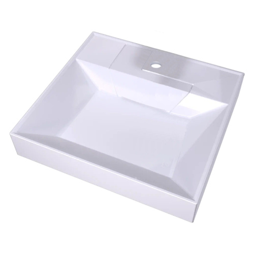 Раковина из искусственного мрамора Altasan VILORA UPP60VILORAs 60х55 над стиральной машиной цвет белый 1 отверстие под смеситель