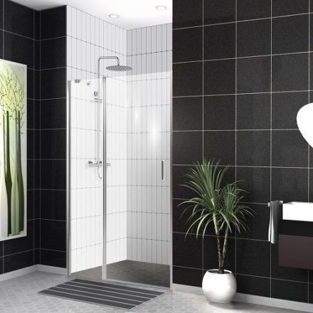 Душевая дверь BelBagno UNO UNO-B-12-40+70-C-Cr 110х190 стекло прозрачное профиль хром глянцевый