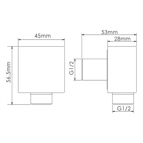 Шланговое подключение WasserKRAFT  A124 - фото 3