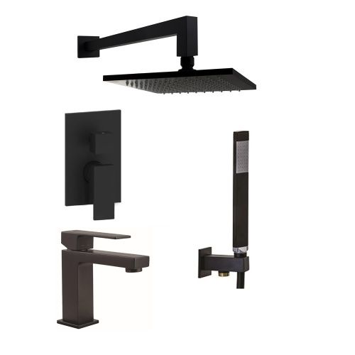 Душевая система Paffoni Elle KITEL018NO071 встраиваемая в стену