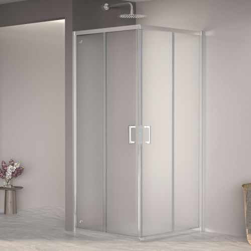 Душевой уголок RGW Passage 3508103088-21 80х80 стекло матовое профиль хром глянцевый без поддона