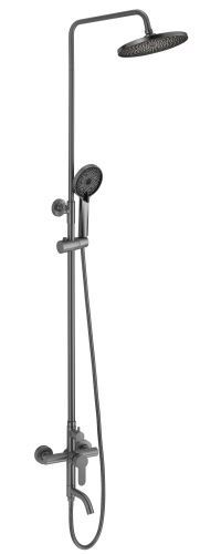 Душевая стойка Fmark FS8245Q настенная цвет графит