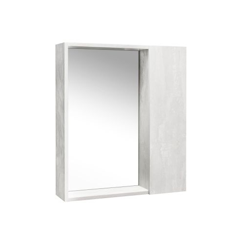 Зеркало-шкаф Viant Берлин VBER60C-ZSH 60х14х70 подвесной цвет цемент