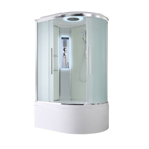 Душевая кабина AvaCan EM EM5912LLED 120х90 асимметричная с крышей ориентация левая