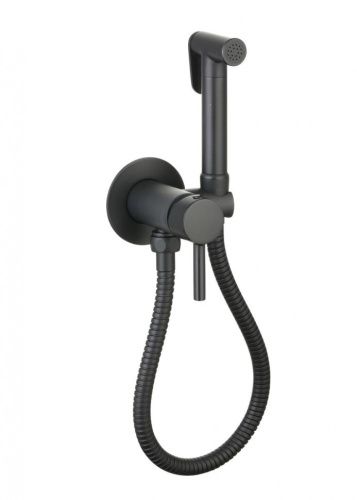 Гигиенический душ со смесителем Ceramalux KRS/001 черный матовый