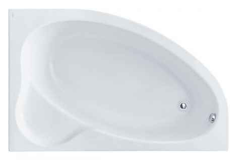 Ванна акриловая Santek Эдера 1WH501663 170х100 пристенная асимметричная без каркаса