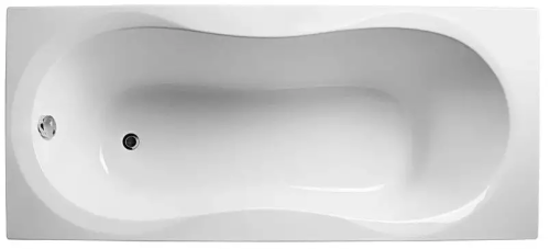 Ванна акриловая Alba Spa MIAMI ВПР0250300100 170х75 пристенная прямоугольная без ножек