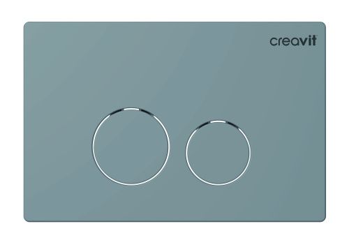 Клавиша смыва механическая Creavit GP9002.00 цвет серый матовый