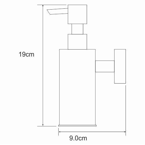 Дозатор для жидкого мыла WasserKRAFT 1399 - фото 4