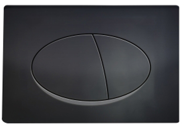 Клавиша смыва механическая CeramaLux NC-012 цвет черный матовый