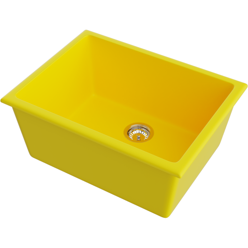 Кухонная мойка Omoikiri Okinoshima 61-U/I 4993134 61х46 цвет желтый