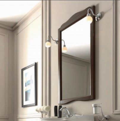 Зеркало в ванную Kerasan Retro 734540 92х116 цвет дерево