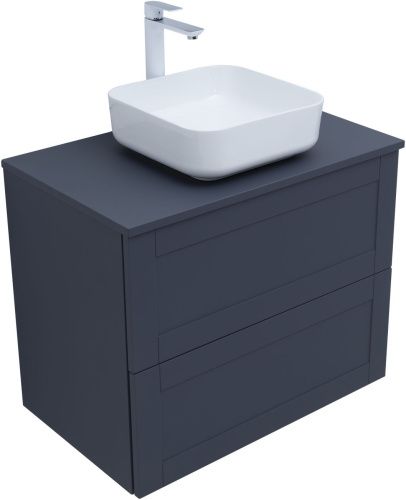 Тумба под раковину Aquanet Терра 00313245 79х49х64 подвесная цвет синий