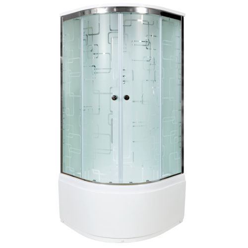 Душевая кабина AvaCan EM4580 80х80 четверть круга с крышей ориентация универсальная